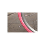 Dámsky retro bicykel 26" Lavida 3-prevodový hliníkový rám 17,5" Modrý, ružové kolesá